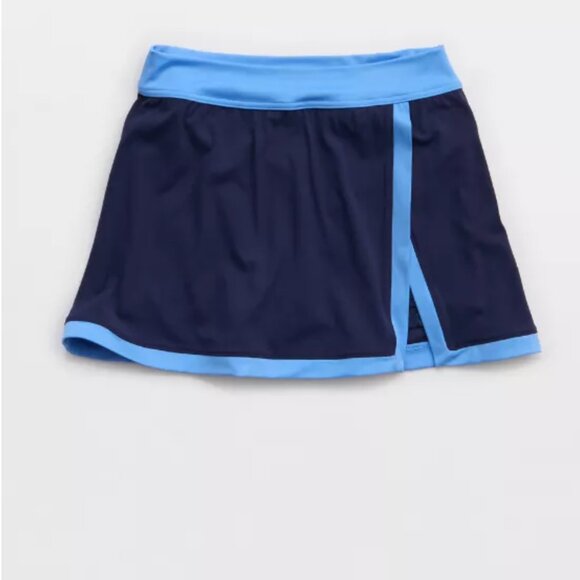 aerie Pants - NWOT OFFLINE By Aerie Real Me XTRA Colorblock Skort in Royal Navy- S